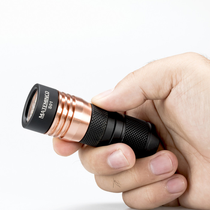 Ліхтар Mateminco S01 1600lm Mini LED, чорний 