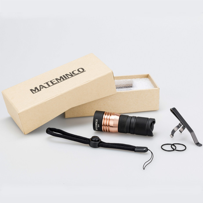 Ліхтар Mateminco S01 1600lm Mini LED, чорний 