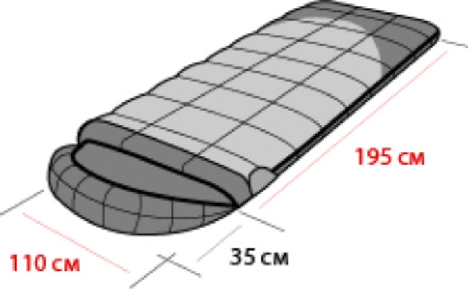 Спальний мішок Alexika Tundra Plus XL-right 