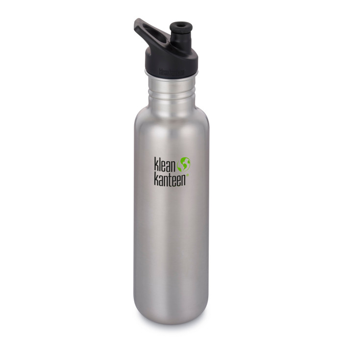 Фляга Klean Kanteen Classic Sport Cap Brushed Stainless 800 мл 