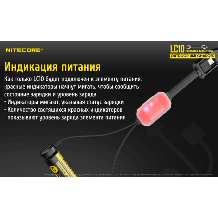 Зарядний пристрій Nitecore LC10 