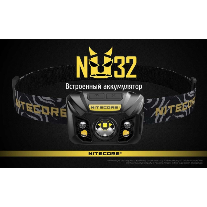 Ліхтар налобний Nitecore NU32 