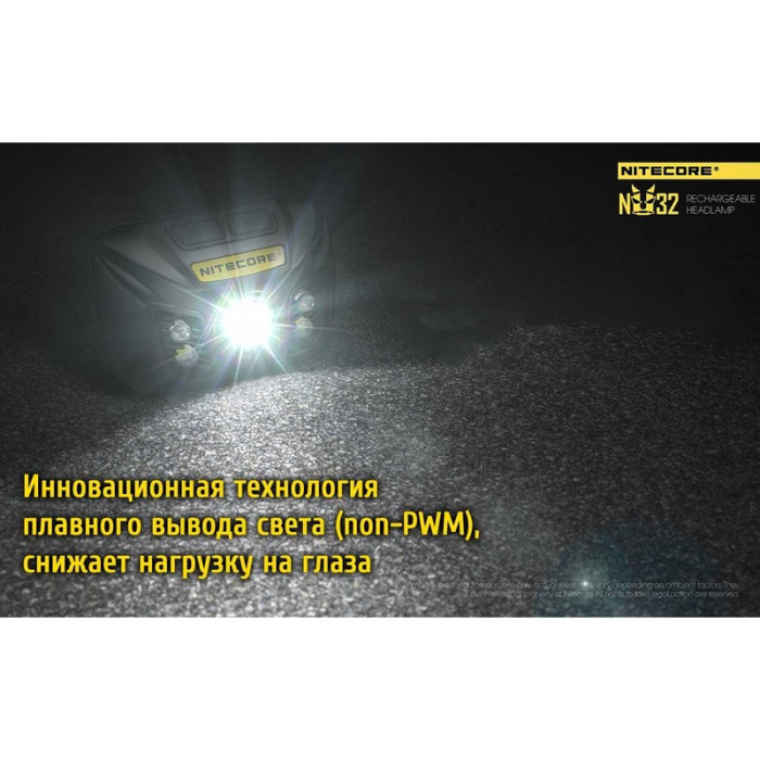 Ліхтар налобний Nitecore NU32 