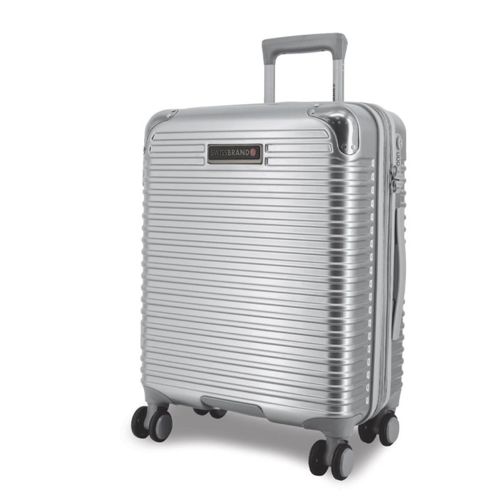 Валіза Swissbrand Rome (M) Silver (SWB_LHROM002M) 