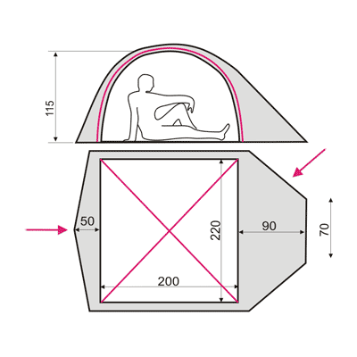 Намет Terra Incognita Platou 3 