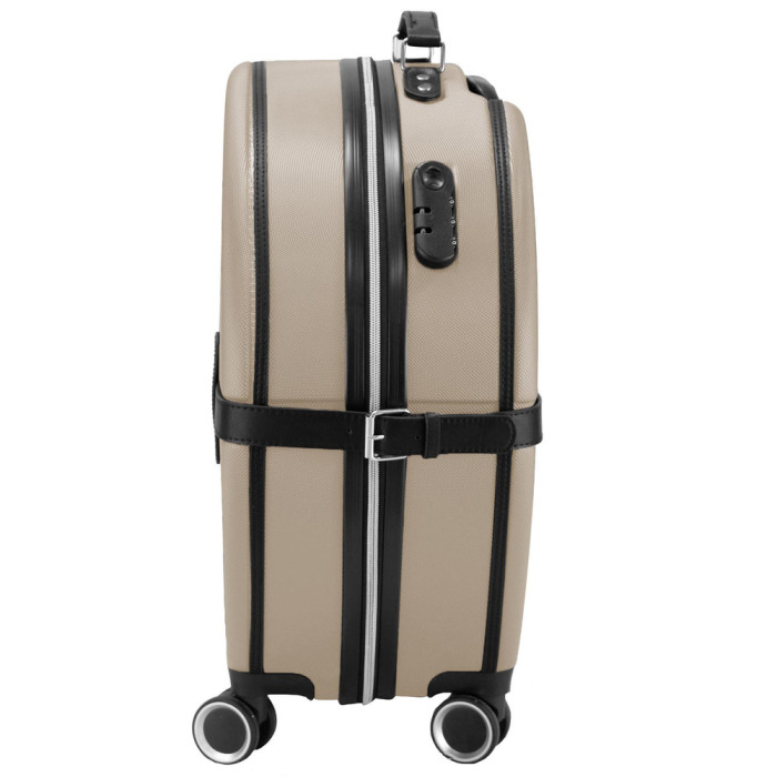 Валіза Semi Line 20" (S) Champagne/Black (T5674-2) 