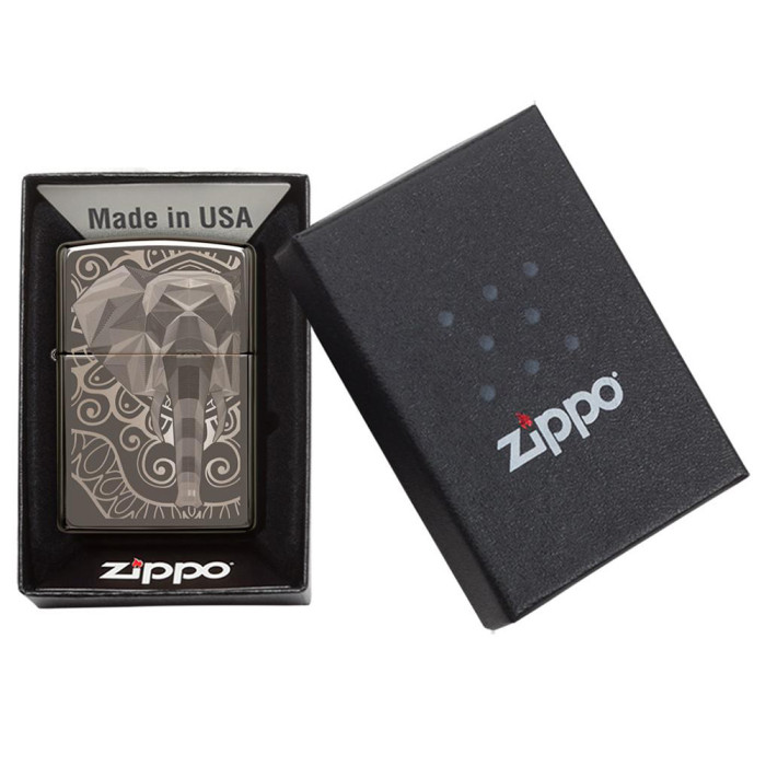 Запальничка Zippo 150 Elephant Fancy Fill Design (49074) 