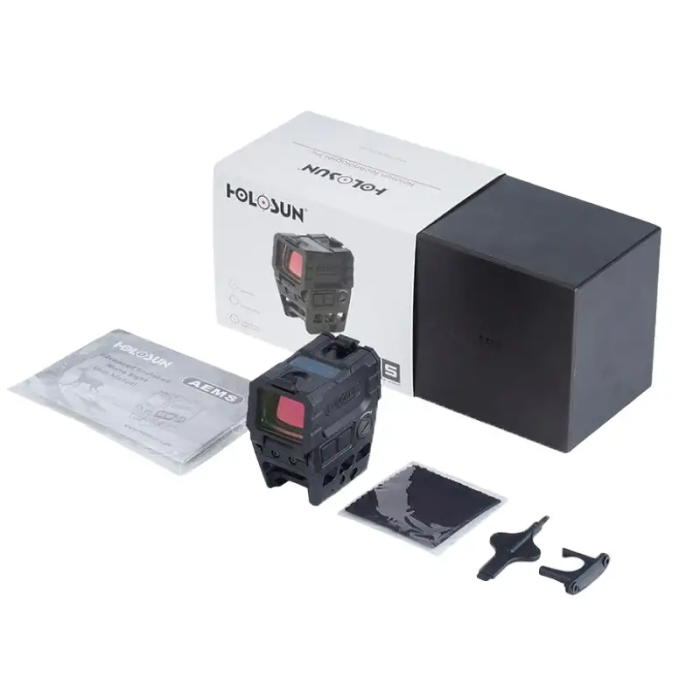 Приціл коліматорний Holosun AEMS точка 2 MOA + коло 65 МОА 