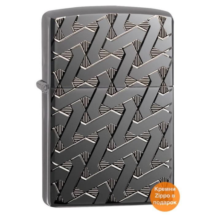 Запальничка Zippo 24095 Geometric Weave Design Armor 49173 