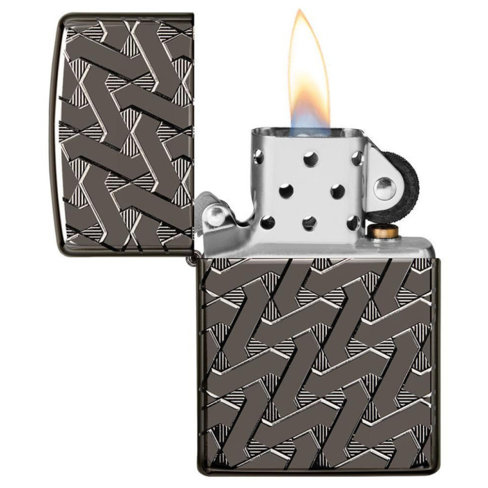 Запальничка Zippo 24095 Geometric Weave Design Armor 49173 