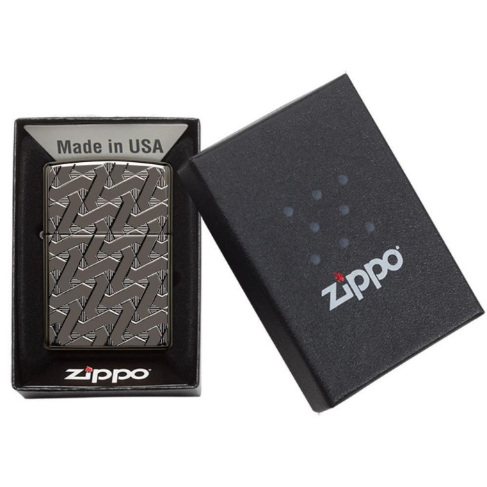 Запальничка Zippo 24095 Geometric Weave Design Armor 49173 
