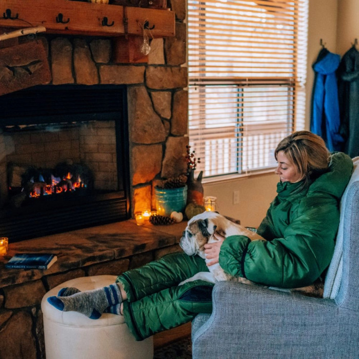Спальний мішок, що надівається Selkbag ORIGINAL, розмір L, зелений 