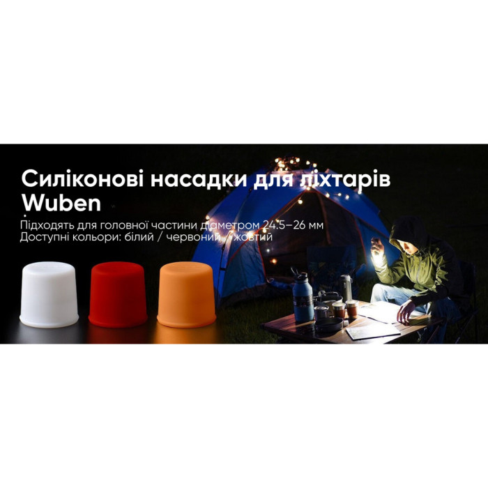 Розсіювач Wuben AC1 3-кольоровий (C3/L50/E12R) 