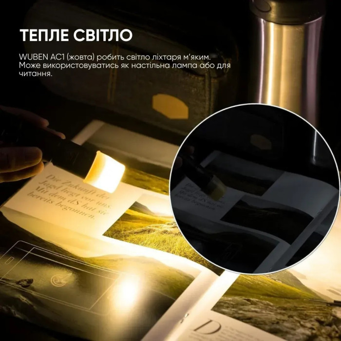 Розсіювач Wuben AC1 3-кольоровий (C3/L50/E12R) 