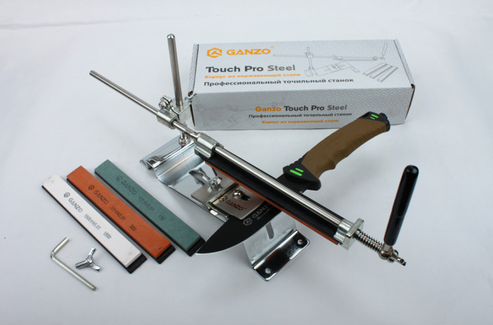 Точильний верстат Ganzo Touch Pro Steel, GTPS + Multitool Fonarik 2020 акційний 