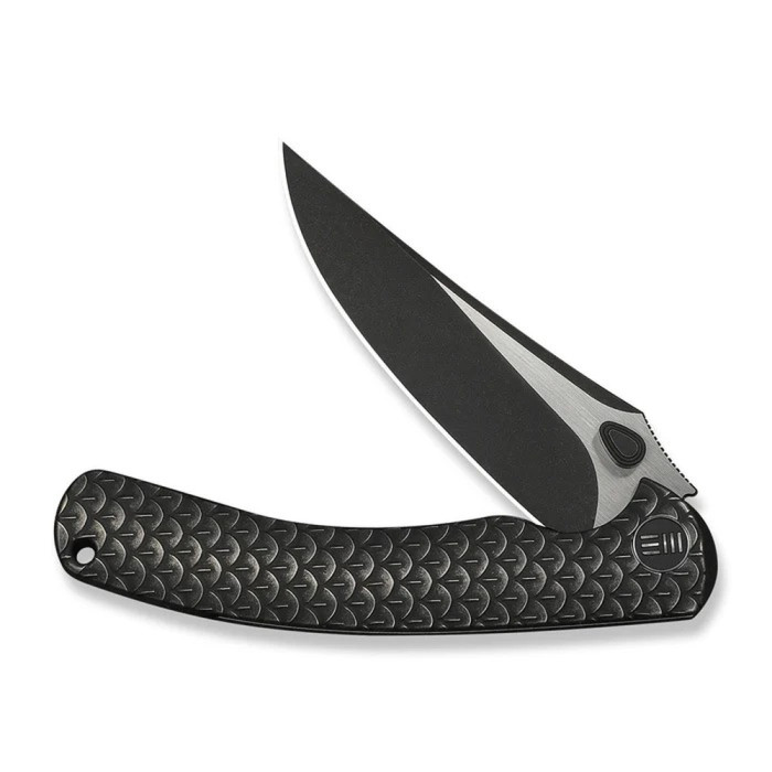 Ніж складаний туристичний Weknife Dracarys, (9.1 см) Böhler M390 / титан 6AL4V чорний 