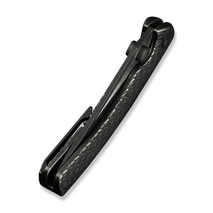 Ніж складаний туристичний Weknife Dracarys, (9.1 см) Böhler M390 / титан 6AL4V чорний 