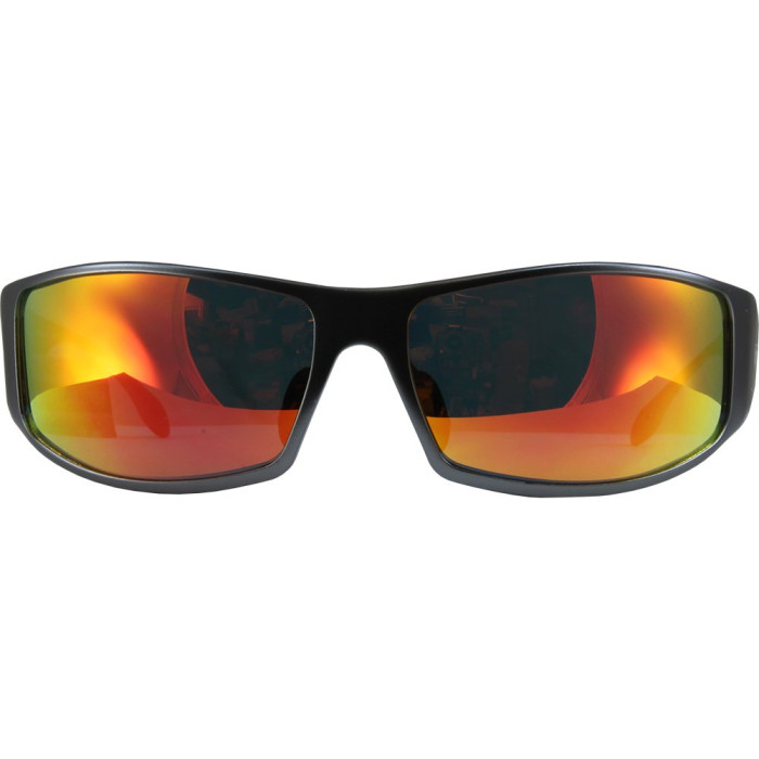 Окуляри Global Vision Bad-ASS 1 Gunmetal (G-Tech red) дзеркальні червоні в металевій оправі 