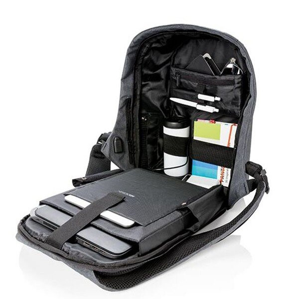 Рюкзак антивор міський XD Design Bobby Compact 14, Camouflage Blue (P705. 655) 