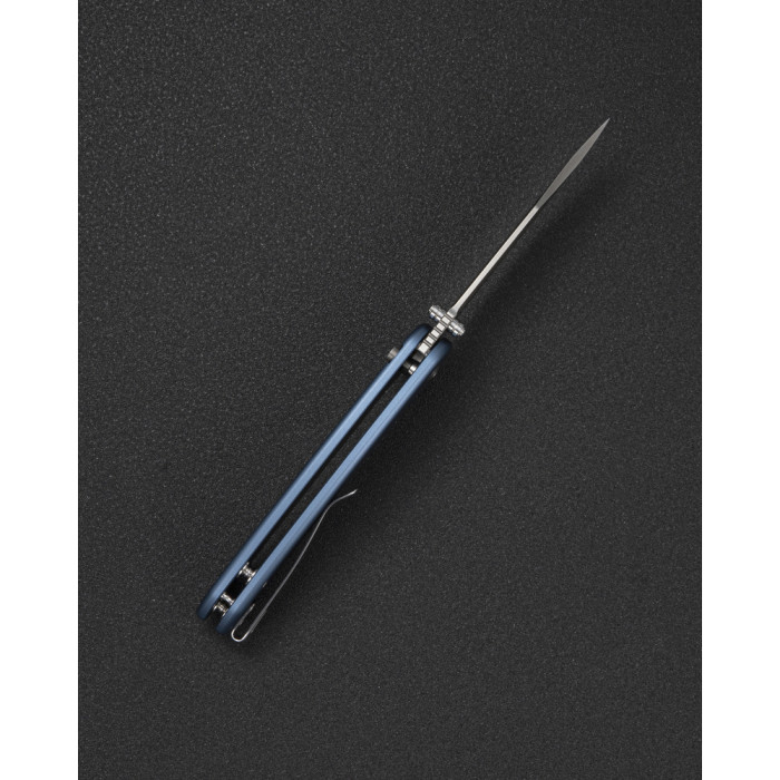 Ніж складаний туристичний Sencut Ingot (8.2 см) D2 / Aluminum синій