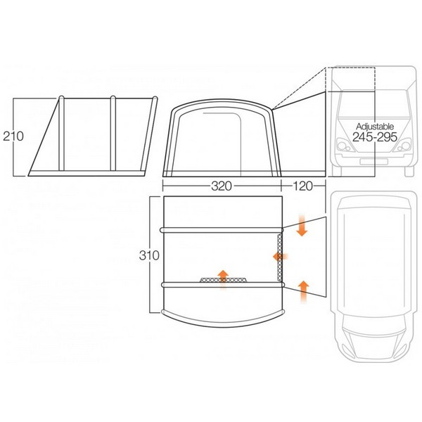 Намет Vango Galli II Compact RSV Tall 