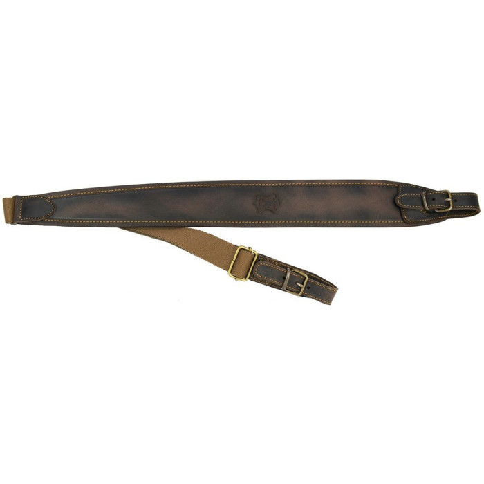 Ремінь для рушниці Artipel шкіряний нековзний регульований, Brown (BR12)