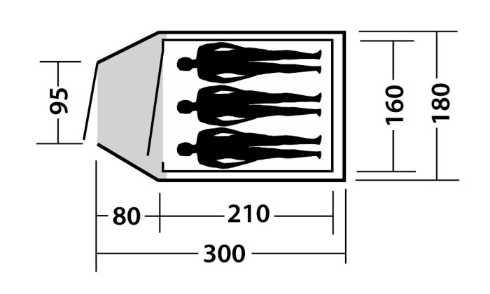 Намет Easy Camp Quasar 300, 43930 