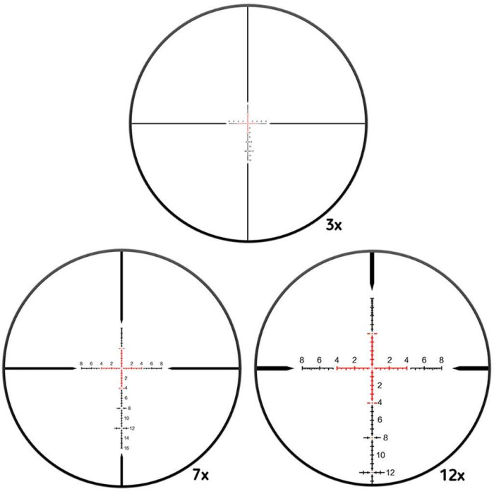 Приціл Discovery Optics HD 3-12X44SFIR FFP 30mm підсвічування (220401) 