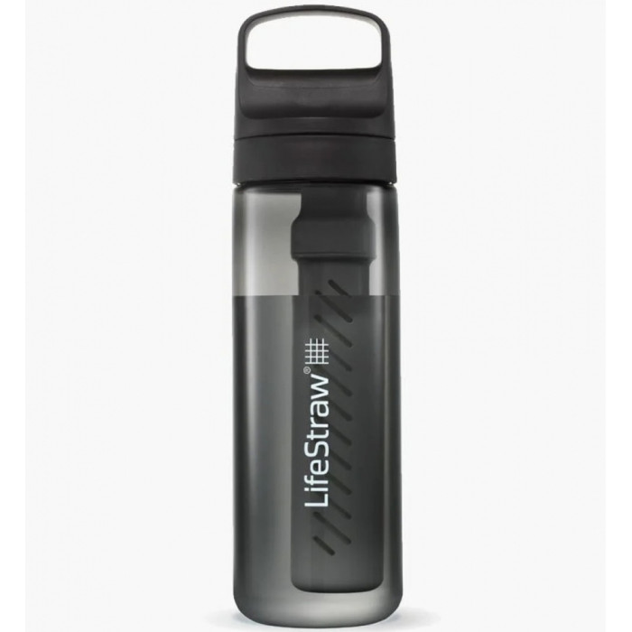 Пляшка-фільтр для води LifeStraw Go Filter Bottle, 650 мл, Nordic Noir (LSW LGV422GYWW) 