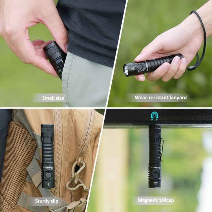 Ліхтар Wurkkos FC11C 1200lm Зелений 