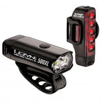 Комплект світла Lezyne Micro Drive 500XL /Strip Pair чорний