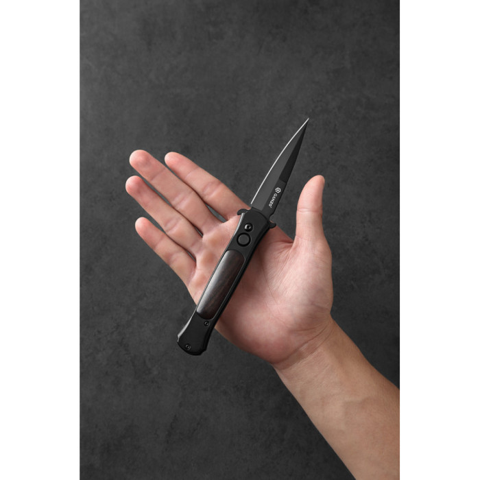 Ніж складаний Ganzo G707B чорний (пошкоджена упаковка) 