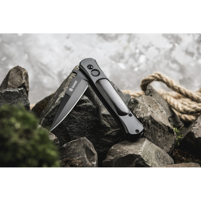 Ніж складаний Ganzo G707B чорний (пошкоджена упаковка) 