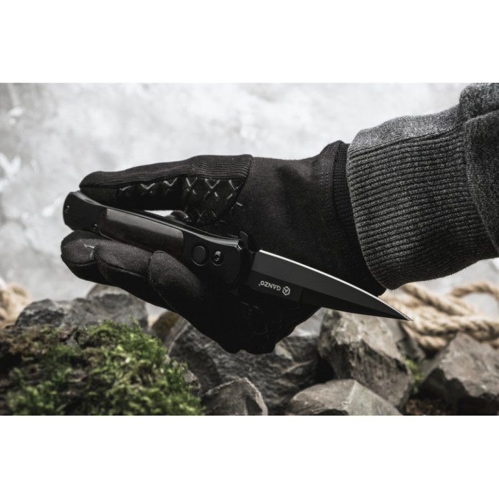 Ніж складаний Ganzo G707B чорний (пошкоджена упаковка) 