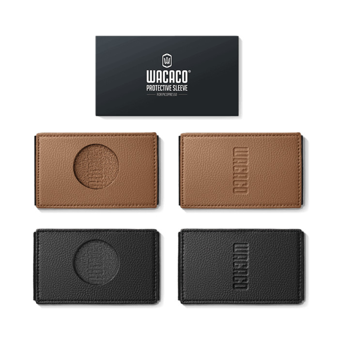 Чохол для портативної кавоварки Wacaco Picopresso, набір 2 шт, чорна\коричнева 