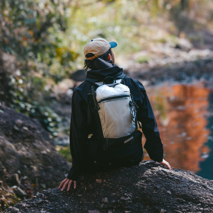 Рюкзак ультралегкий Naturehike CNK2300BB012, 15 л, білий 