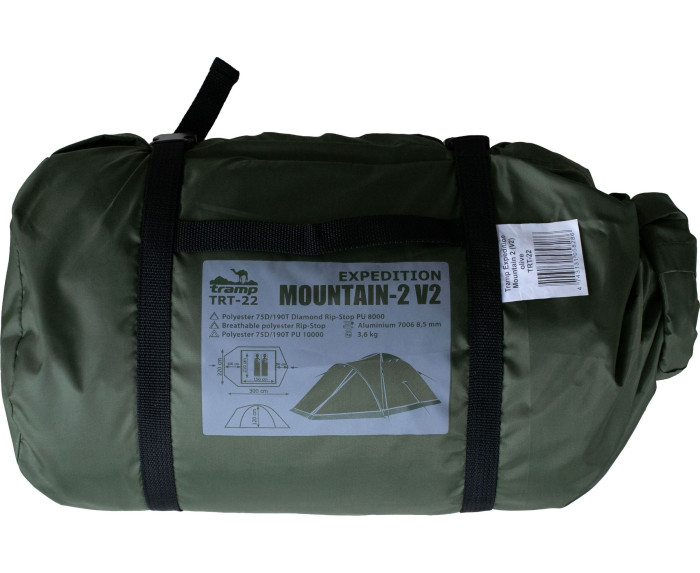 Намет Tramp Mountain 2 v2 TRT-022, зелений 