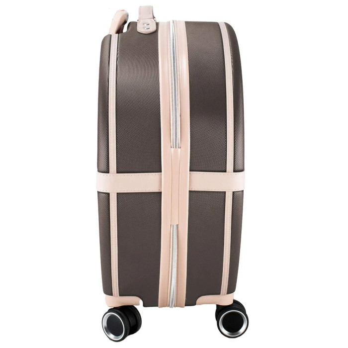 Валіза Semi Line 20" (S) Brown/Pink Cream (T5673-2) 