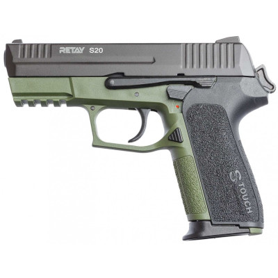 Пістолет стартовий Retay S20 9мм olive (S530106G)