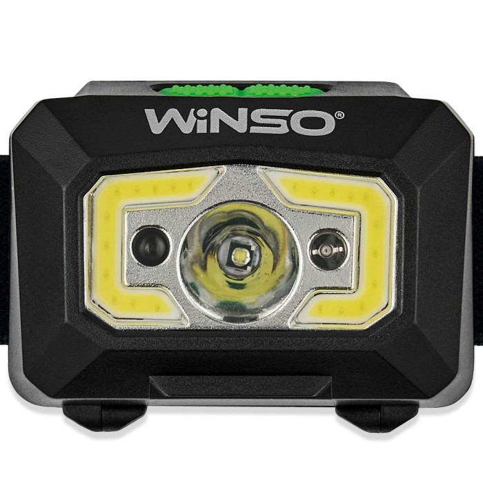Ліхтар налобний Winso 150Lm, 3W XPE+ COB, 1200mAh, Sensor White/Red 