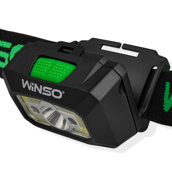 Ліхтар налобний Winso 150Lm, 3W XPE+ COB, 1200mAh, Sensor White/Red 