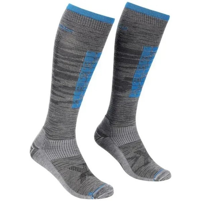 Шкарпетки чоловічі Ortovox SKI COMPRESSION LONG SOCKS M grey blend - 42-44 - сірий