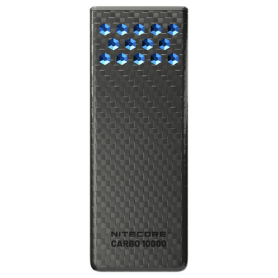 Зовнішній зарядний пристрій Power Bank Nitecore CARBO 10000 GEN2 (30W, QC 3.0, 10000mAh), чорно-синій