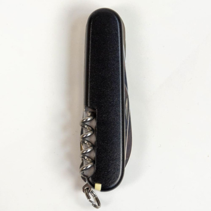 Складаний ніж Victorinox HUNTSMAN MAT чорний матовий лак 