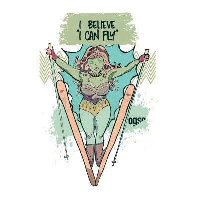 Кепка Ogso Rapper Cap I Can Fly 56-57 