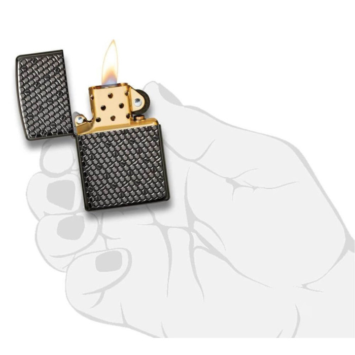 Запальничка Zippo 24095 Hexagon Design 49021 