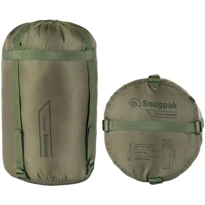 Спальний мішок Snugpak Sleeper Extreme (comf.- 7°C/ extr. -12°C), olive 