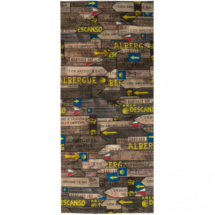 Шарф-труба Buff Coolnet UV, Camino Destinos, One Size 