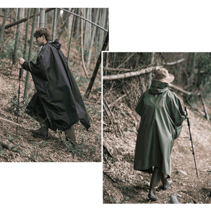 Плащ-дощовик Naturehike NH21FS036, p-p L, чорний 