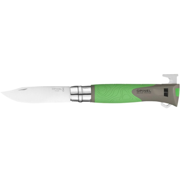 Ніж Opinel №12 Explore, w/ Tick Remover green 